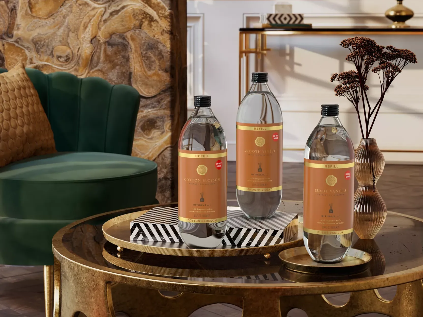 Suede Vanilla Refill Fragrance Sticks | Rituals Clearance