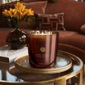XL Suede Vanilla Scented Candle | Rituals New